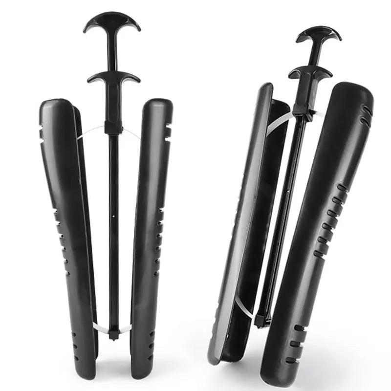 1PC Plastic Long Boot Tree Stand with Hanging Handle - Shoe Organizer & Shaper for Tall Boots @ ghoddosh.com