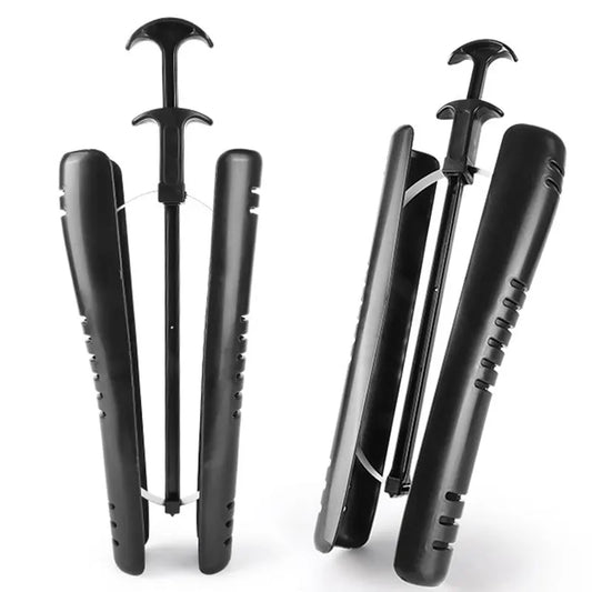1PC Plastic Long Boot Tree Stand with Hanging Handle - Shoe Organizer & Shaper for Tall Boots @ ghoddosh.com