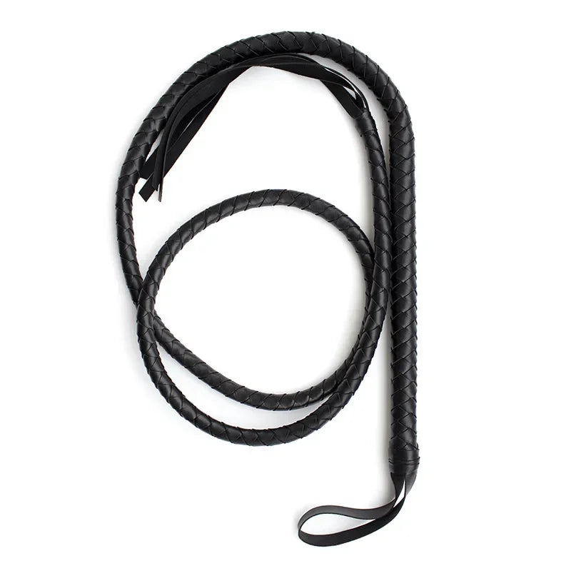 New Black Horse Riding Crop with Stylish Red & Pink Accents - Lightweight & Durable @ghoddosh.com