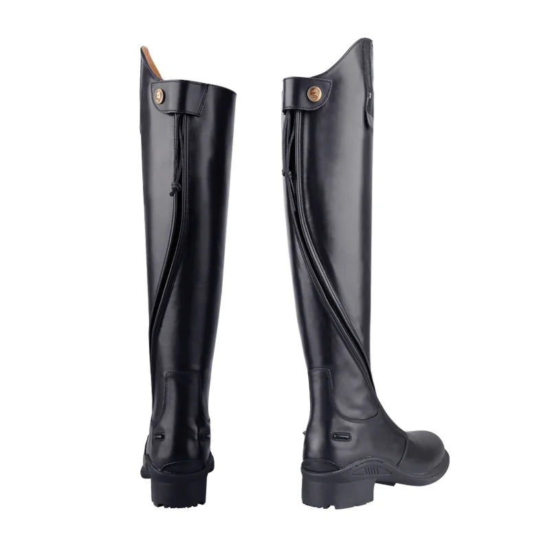 Equestrian / Horse Riding Unisex  Cow leather long riding boots.