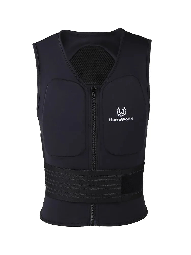 Elastic strap armor, adult men's and women's horseback riding protective vest, anti fall protection, body protection