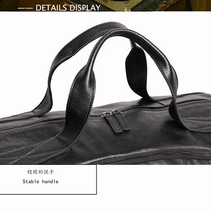 Men's Genuine Leather Handheld Bag,