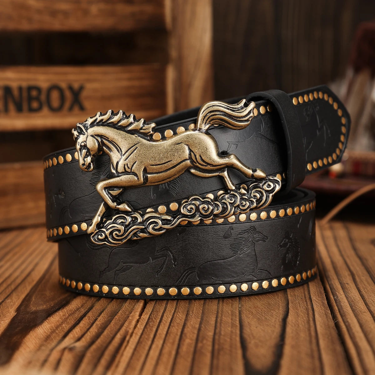 Unisex Vintage Casual PU Belt @ ghoddosh.com