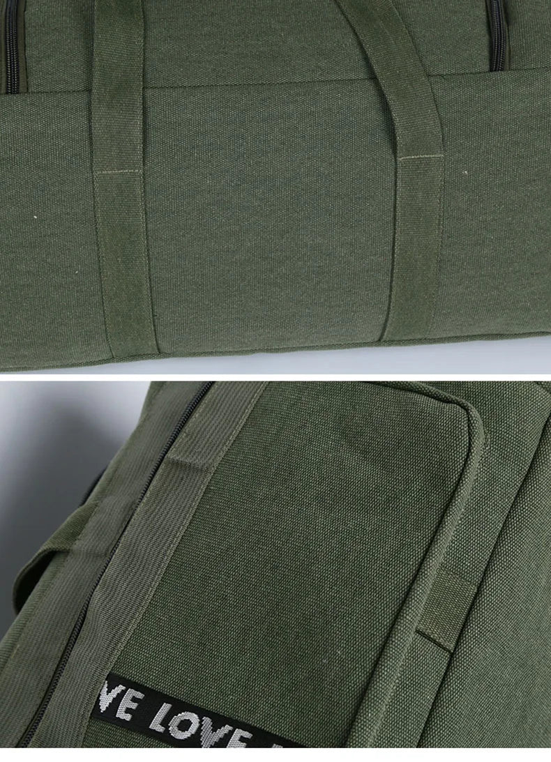 Large Canvas Waterproof  Duffel HandBag