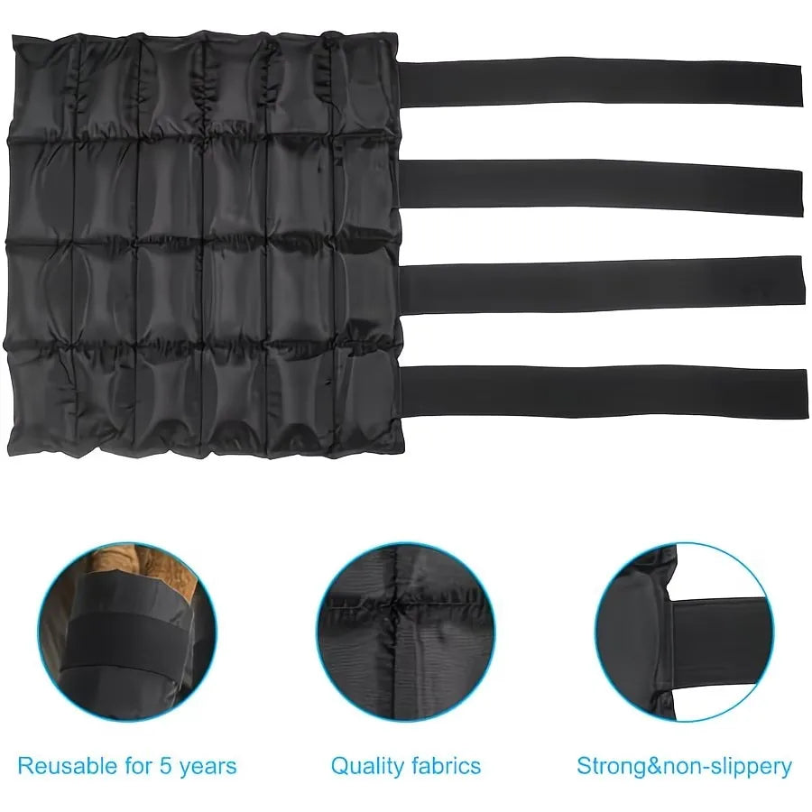 Reusable Horse Ice Leg Wrap for Post-Workout Recovery and Cooling Relief, Adjustable Equine Cold Therapy Boot. @ ghoddosh.com