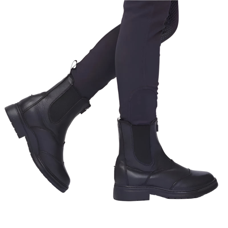 Children Equestrian  Boots , Cowhide Horse Riding Short Ankle Boots - Ghoddosh
