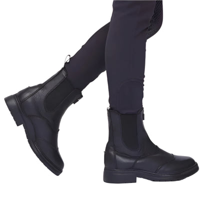 Children Equestrian  Boots , Cowhide Horse Riding Short Ankle Boots - Ghoddosh
