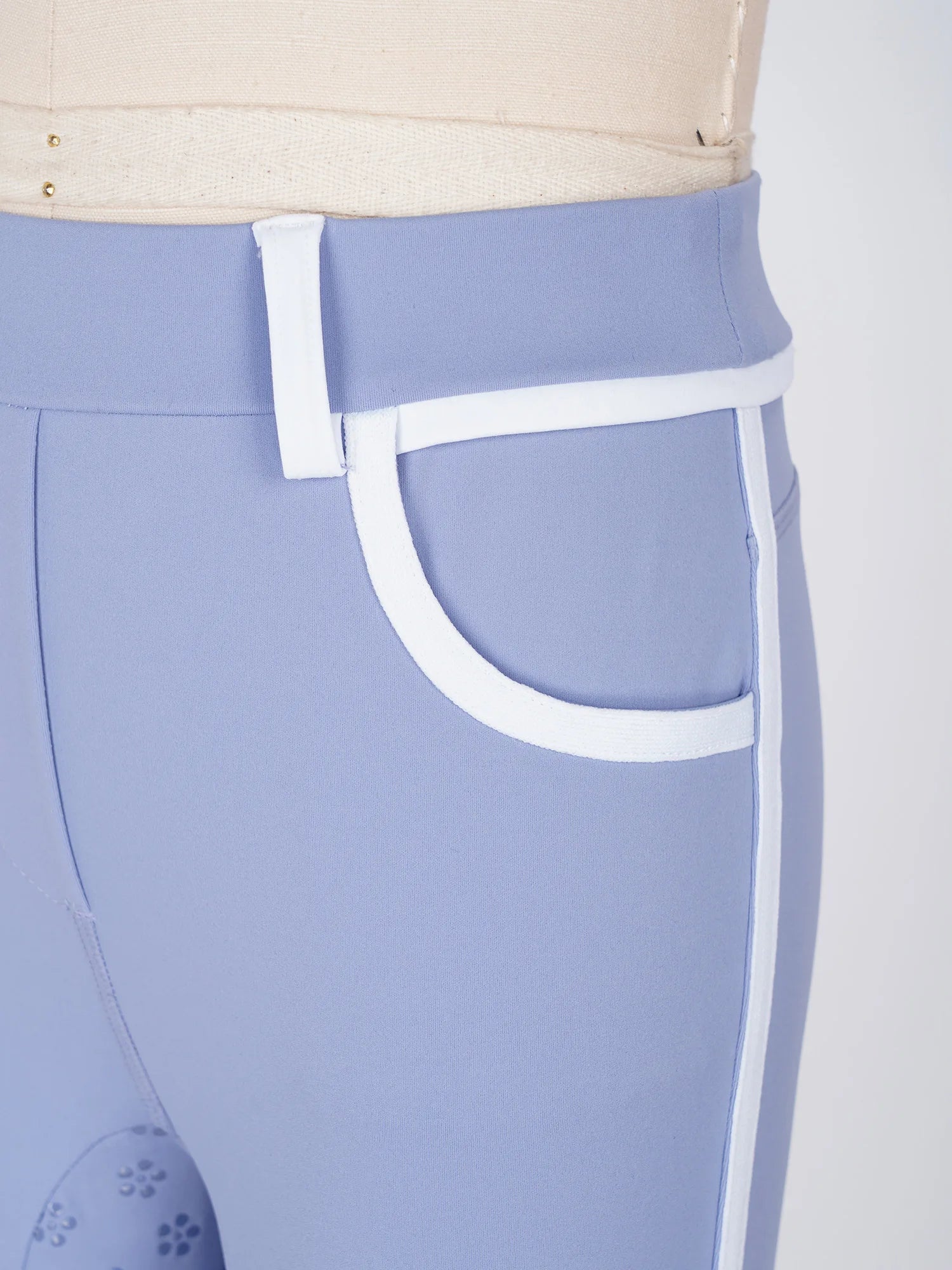 Girls Full Seat Equestrian Leggings  Non-Slip Horse Riding Pants with Pockets @ ghoddosh.com