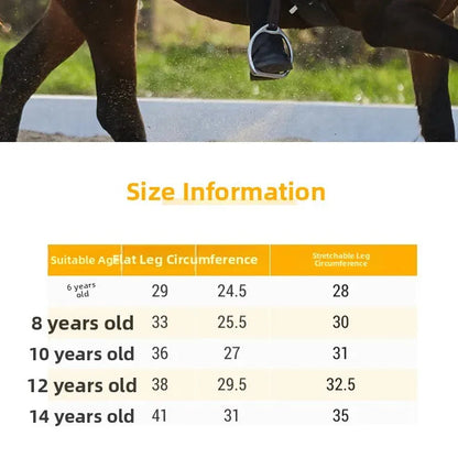Children's Equestrian Leg Protection   Kids Horse Riding Equipment ( 6 to  14 years ) @ghoddosh.com