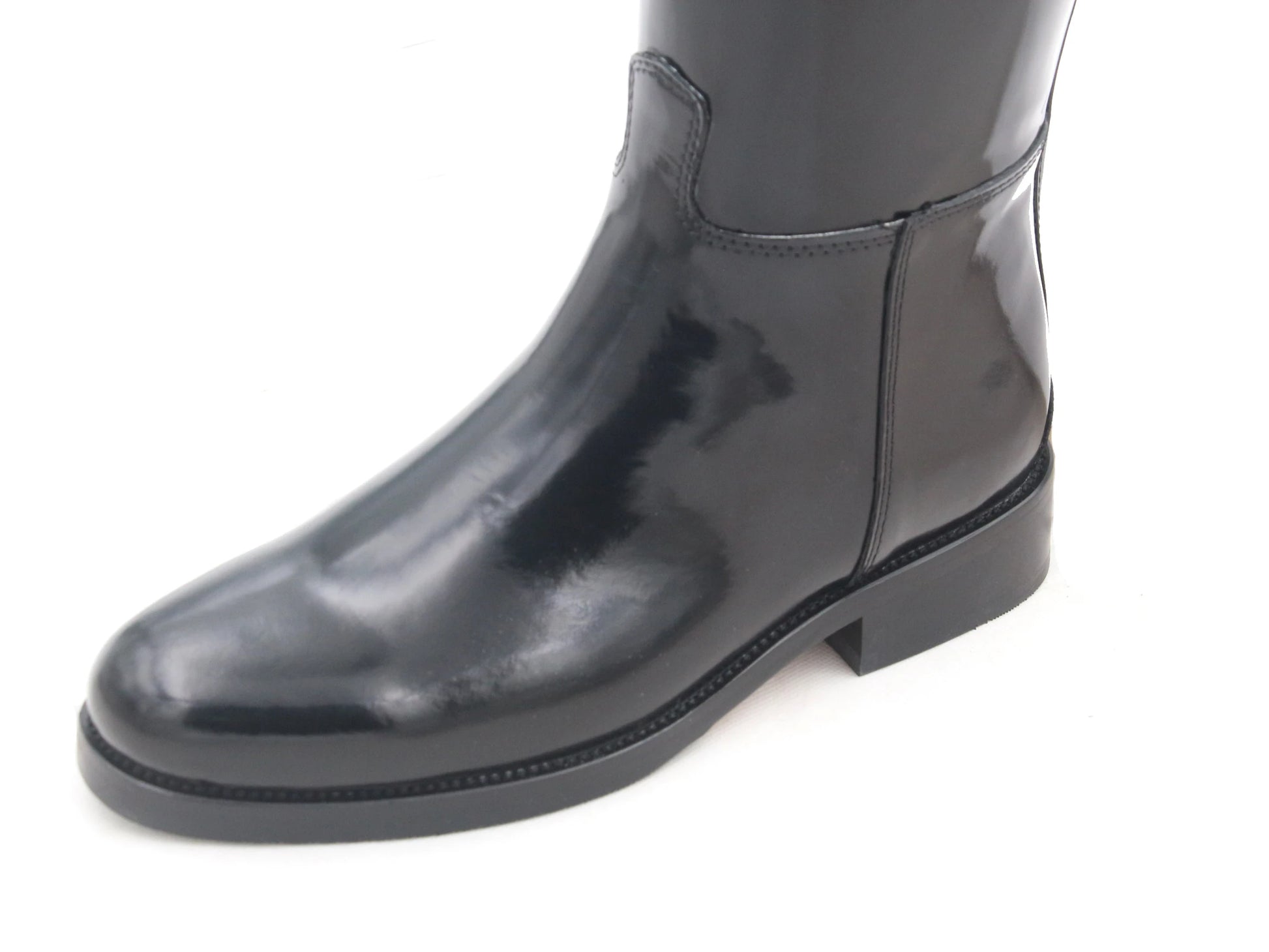 Equestrian / Horse Riding Unisex Boots / Back Zipper / Bright Cow Leather Lining Dressage