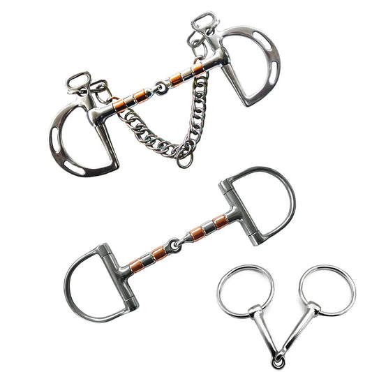 2025 New Horse Bit Stallion Training Bit - Sturdy H Shape Training Bit Horse Snaffle