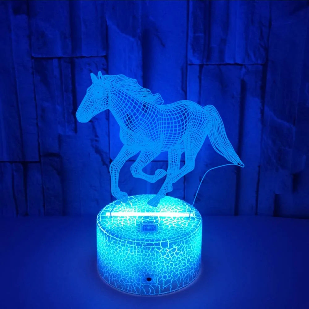 Night Light Horse Table Lamp