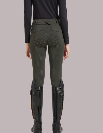 Professional horse riding anti-slip Breeches / quick-dry tight-fitting pants for Equestrian Activities . Ghoddosh