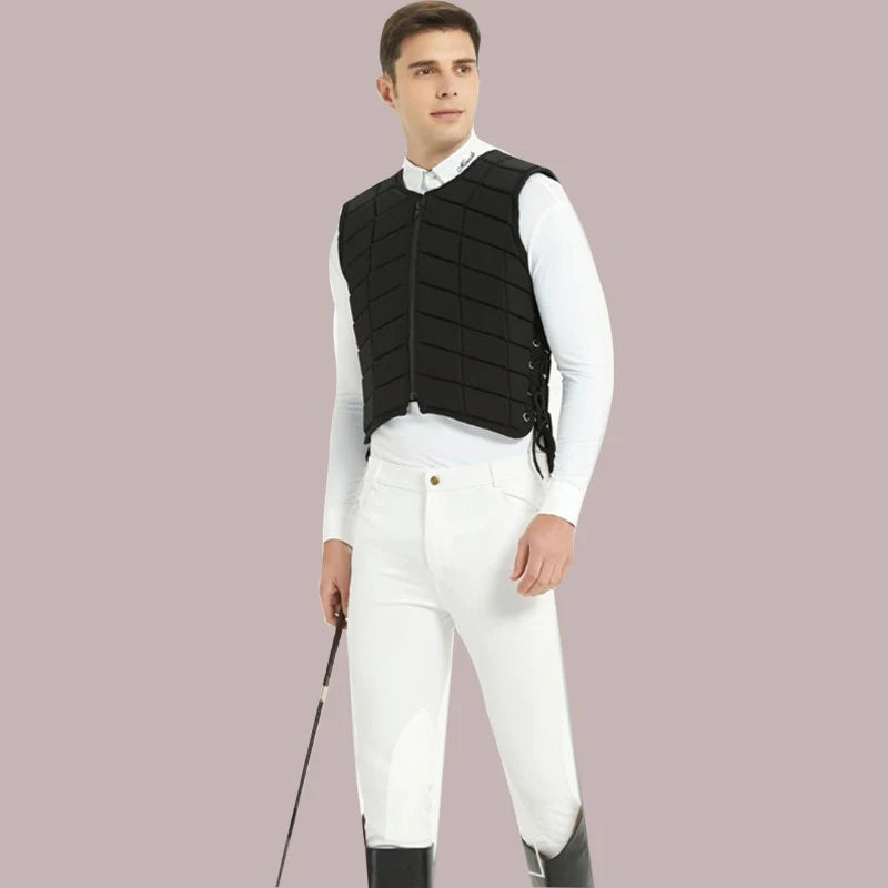 Thickened Equestrian Protective Vest – Safety Riding Armor for Kids & Adults

