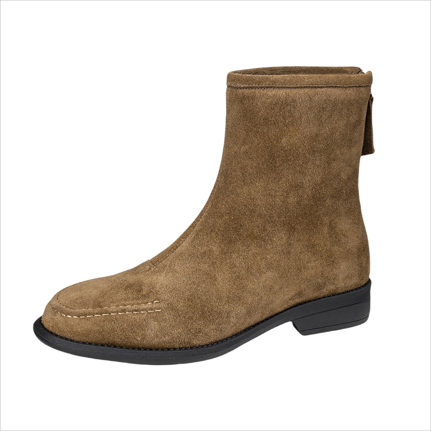 2026  Suede Women  Flat Heels Ankle Boots - ghoddosh.com