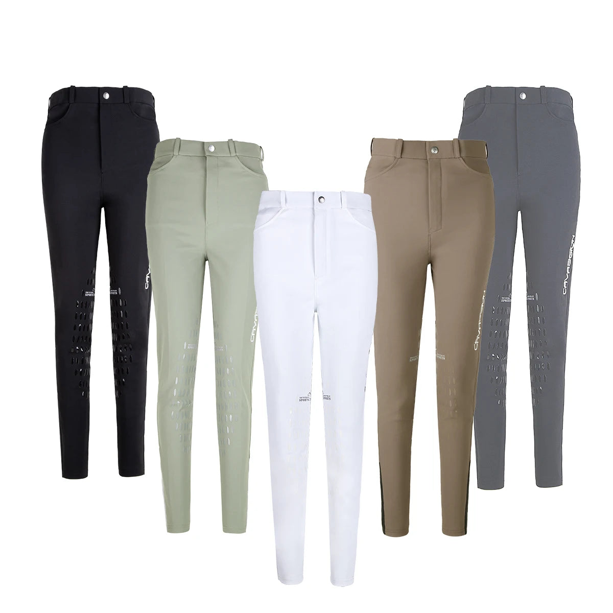 Equestrian Riding Breeches for Women/Men - Horseback Riding Tights with Silicone Knee Patch Grip @ ghoddosh.com