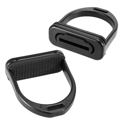 Horse Riding Plastic  Stirrups  - 2 Pieces  of Lightweight Equestrian Safety Equipment . Ghoddosh
