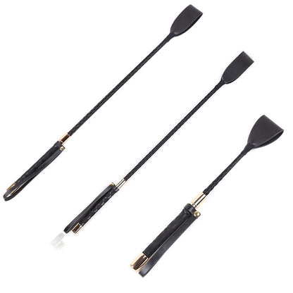 Equestrian Training  Riding Leather  Crop / Lightweight &  Non Slip With Handle . Ghoddosh