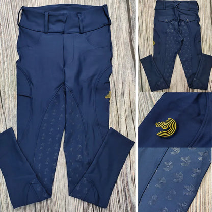 Western Full Seat  Horse Riding Tights with Pocket  - Ghoddosh