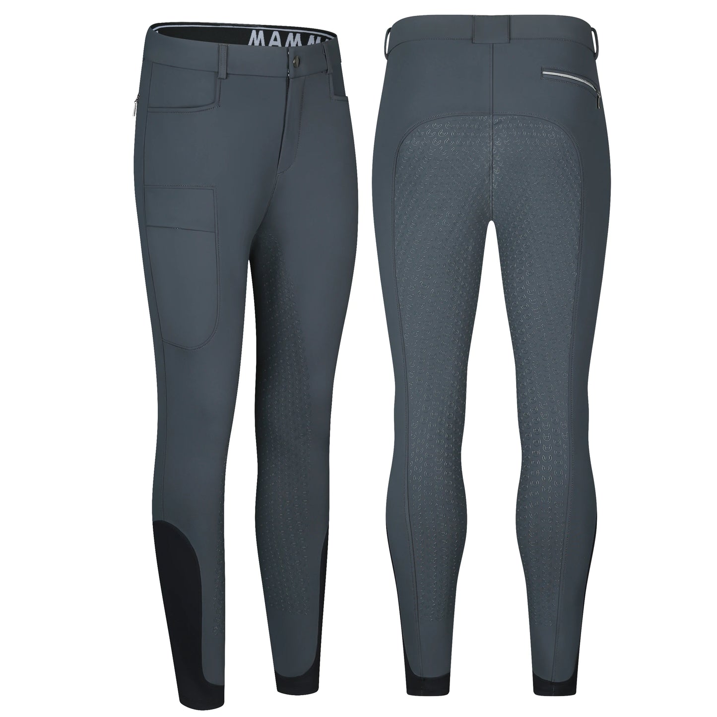 Professional Men's Equestrian Pants / Full Silicone Anti-Slip Horse Riding Pants . Ghoddosh