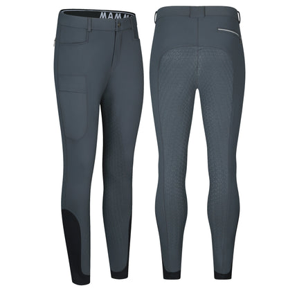 Professional Men's Equestrian Pants / Full Silicone Anti-Slip Horse Riding Pants . Ghoddosh