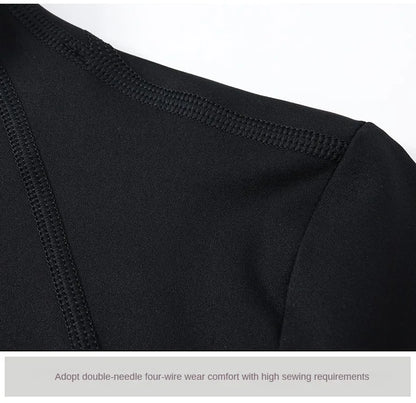 Women’s Full-Zip Athletic Jacket with Thumbholes – Stretch Fit Long Sleeve Sports Top - Ghoddosh.com

