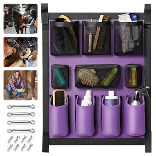 Horse Tack Storage Multi-Pocket  Bag /   Horse Trailer Grooming items Organization Bag @ ghoddosh.com