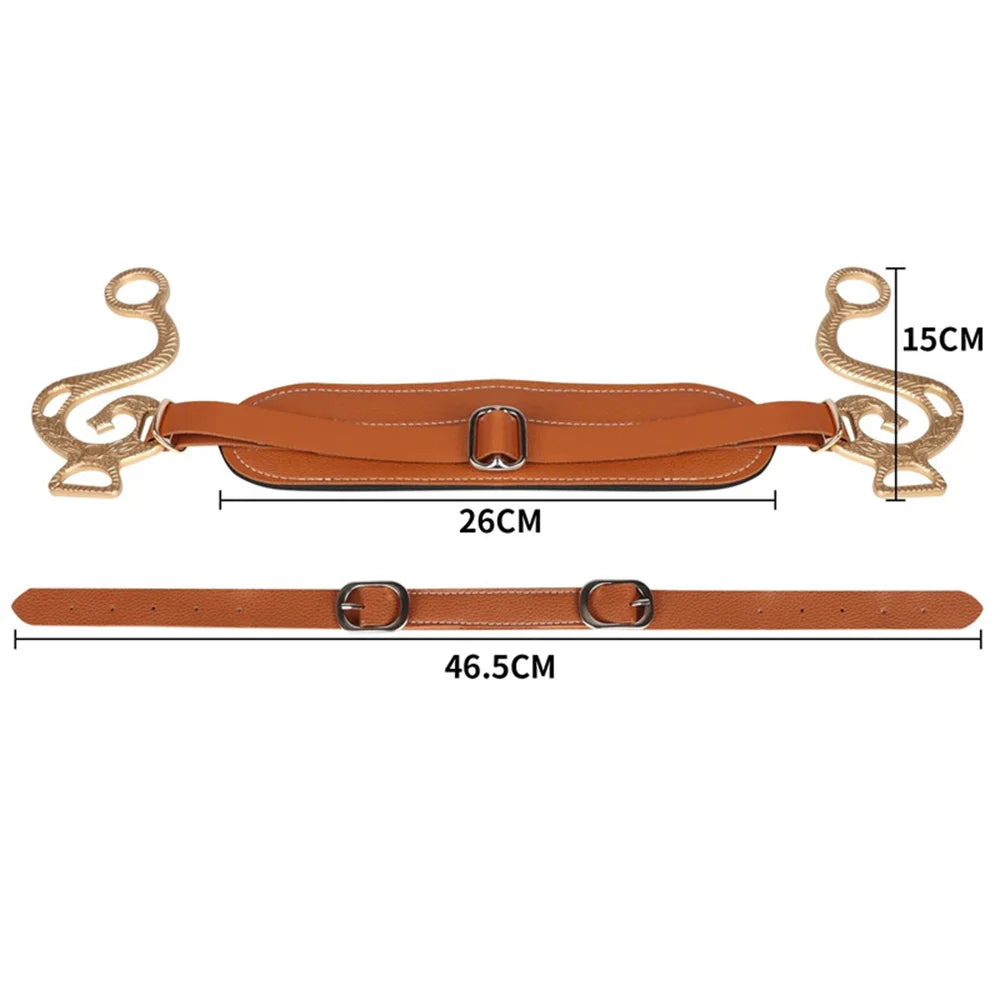 Bitless Hackamore Horse Bridle Comfort Padded Nose with Curb Chain  / Adjustable Brown Genuine Leather Bridle @ghoddosh.com