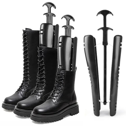 1PC Plastic Long Boot Tree Stand with Hanging Handle - Shoe Organizer & Shaper for Tall Boots @ ghoddosh.com
