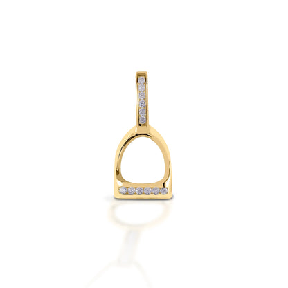 Solid 925 Sterling Silver Horseshoe Necklace @ ghoddosh.com