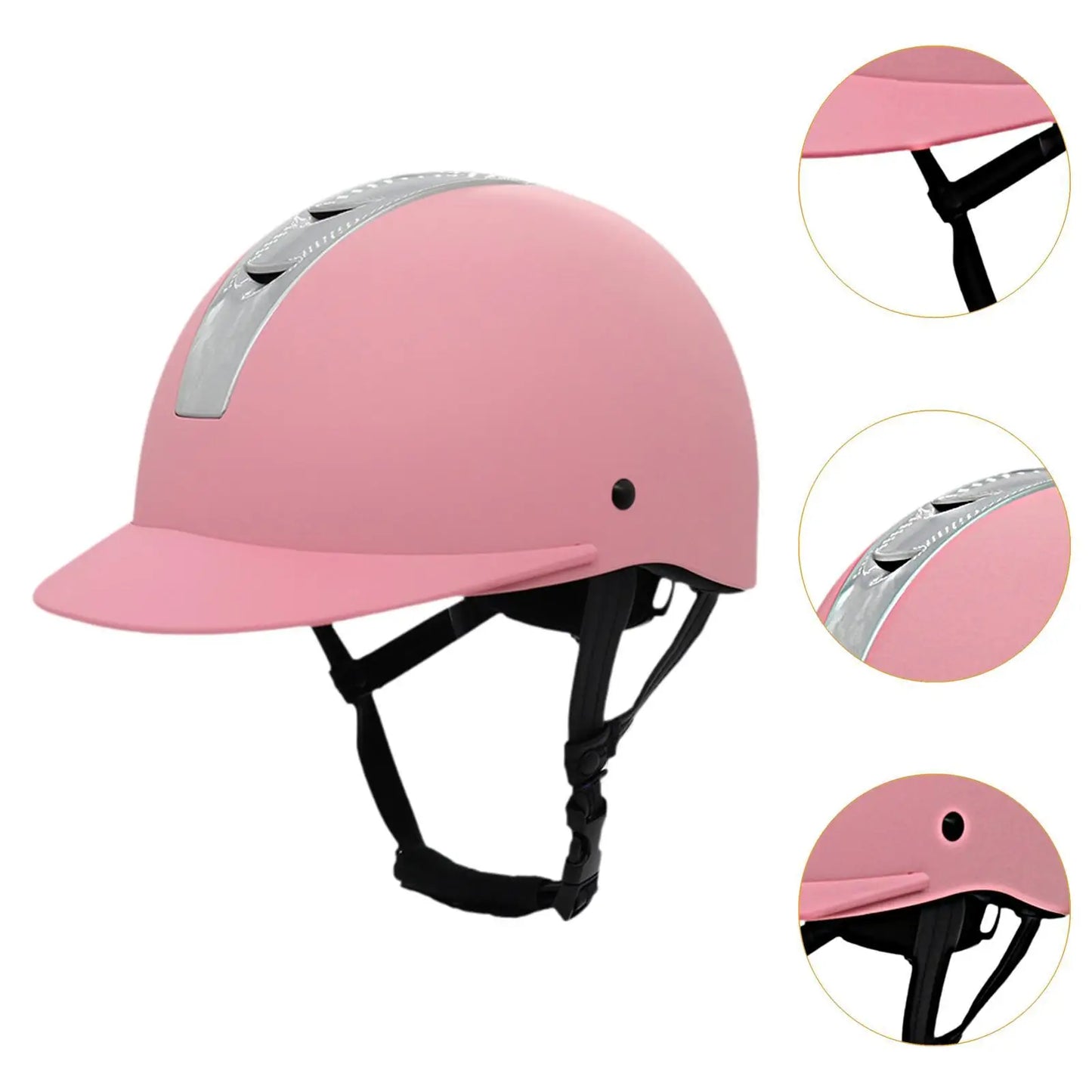 Equestrian  Adjustable Professional Helmet / Protective Gear  with Removable Liner Practical Riding Cap