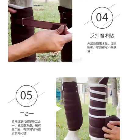 High Quality Horse Leg Knitted Stable Bandage