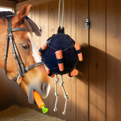 Horse carrot feeding ball toy / Hay Feeder  Hanging  Feeding Ball or any other animals - ghoddosh.com