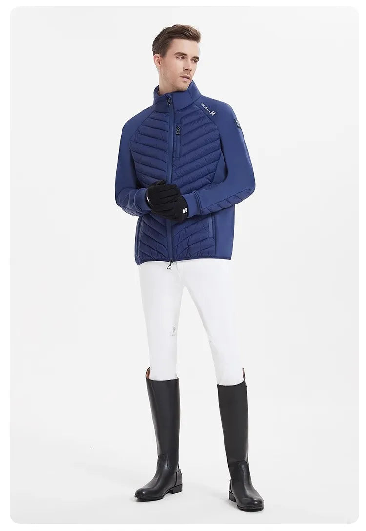 Hello Horse Unisex Equestrian  warm , Lightweight , Horse Riding Training Jacket With Stirrups Zip Shape @ ghoddosh.com