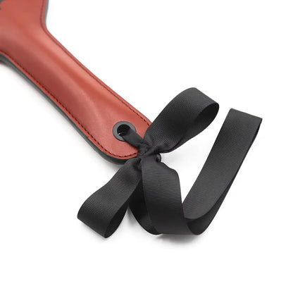  38.5CM PU Leather  Paddle Horse Whip, Seahorse Printed pattern