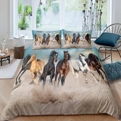 European Style Luxury 3D King Double Bedding Set  Linen Comfortable Duvet Set @ ghoddosh.com