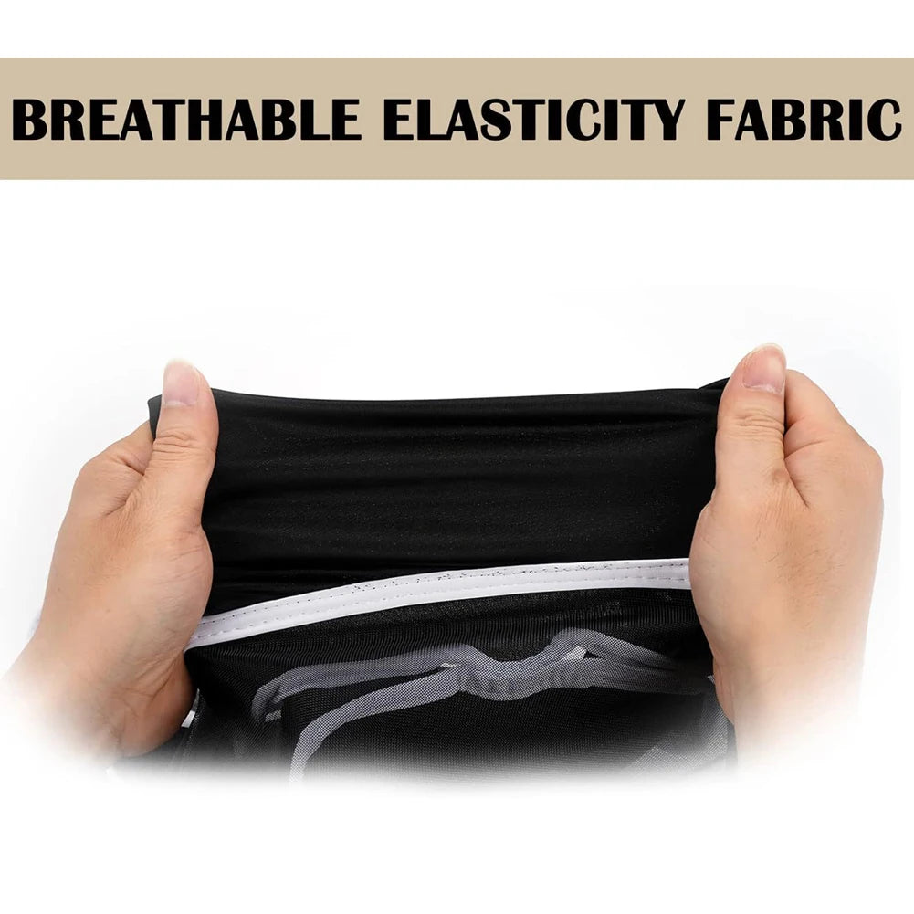 Anti Fly Stretchy Knitted Mesh Mask Breathable Anti Mosquito Mask Anti-Worms Horse Flying Mask Horse Riding Equestrian Equipment