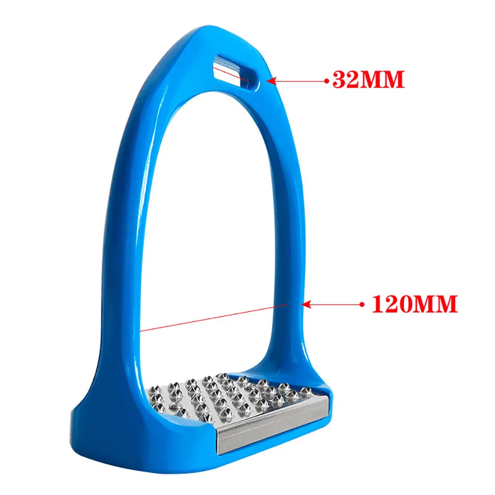 1prs Aluminum with painting Horse Riding Saddle Stirrup Safety Riding Protection Saddle Knee Ankle Stress Pain Horse equipment