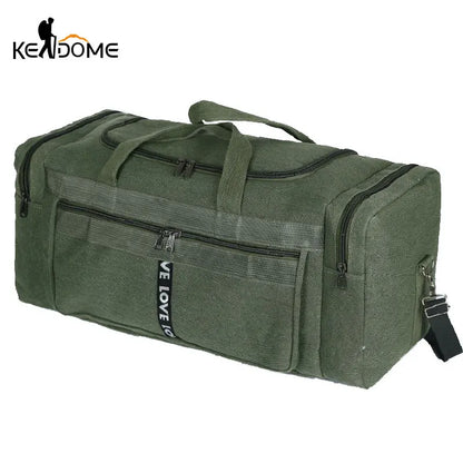 Large Canvas Waterproof  Duffel HandBag