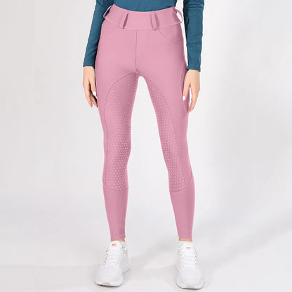 Horse Riding Pants  Women Equestrian  Full Seat Silicone Breeches - Ghoddosh