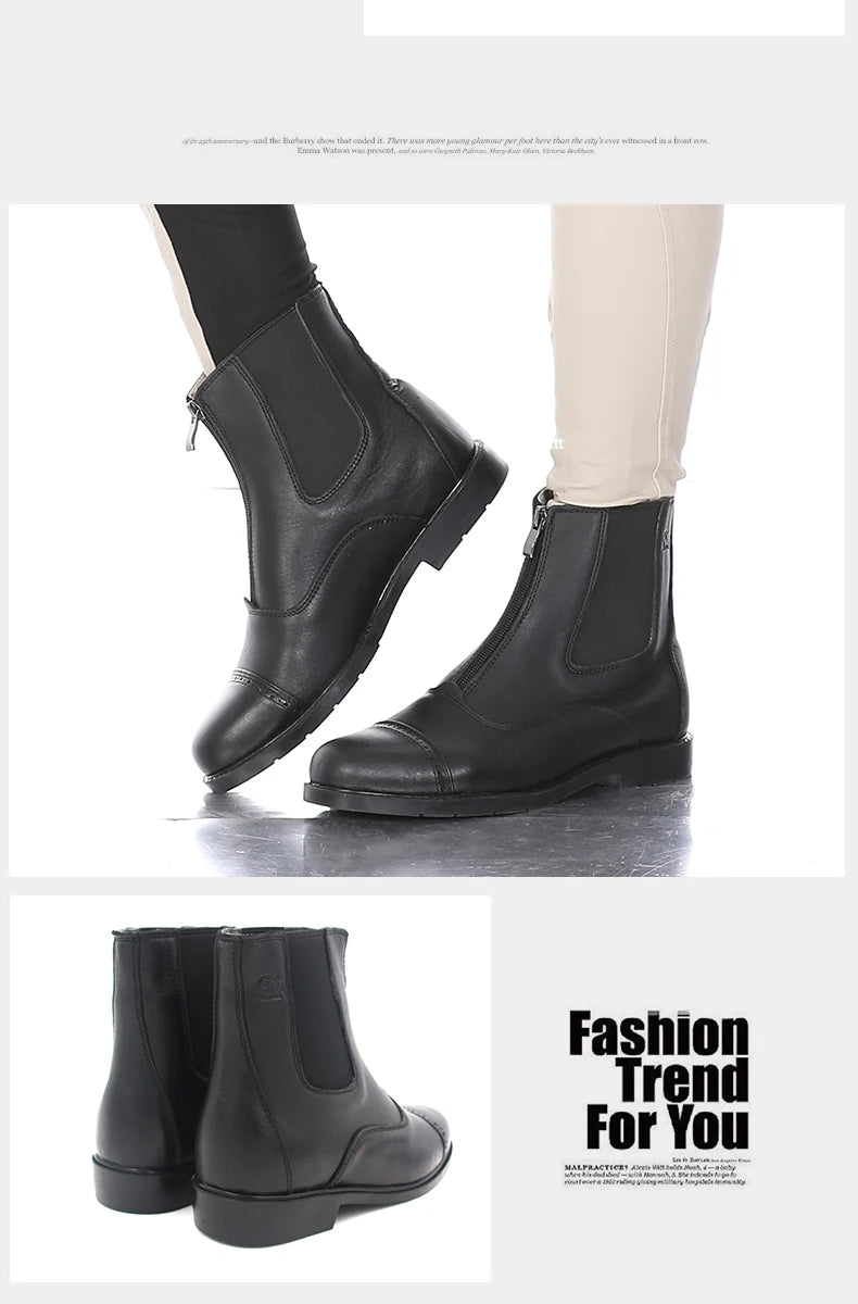 Equestrian Boots  Full Leather High Quality Horse Riding Boots - Ghoddosh