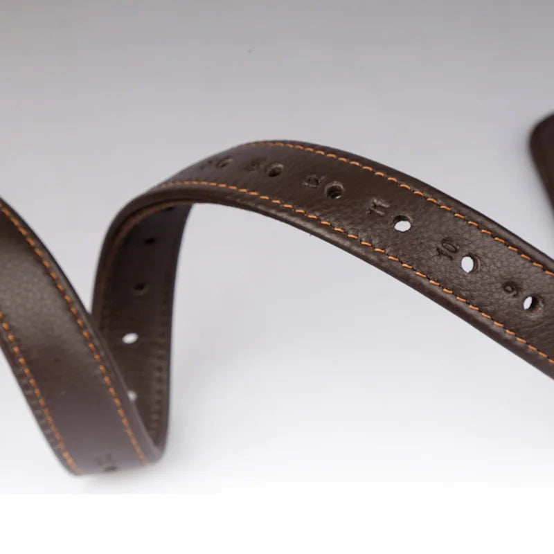 Treadle strap Compressed metal buckle stirrups band with calfskin stirrups belt