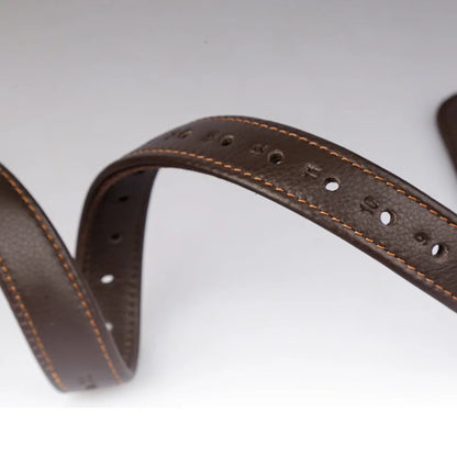 Treadle strap Compressed metal buckle stirrups band with calfskin stirrups belt