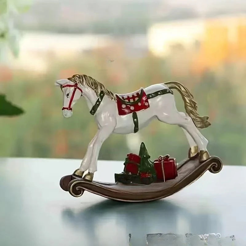 New Christmas Tree Accessories - Red Resin Retro Painted Trojan Horse  Ornaments @ghoddosh.com