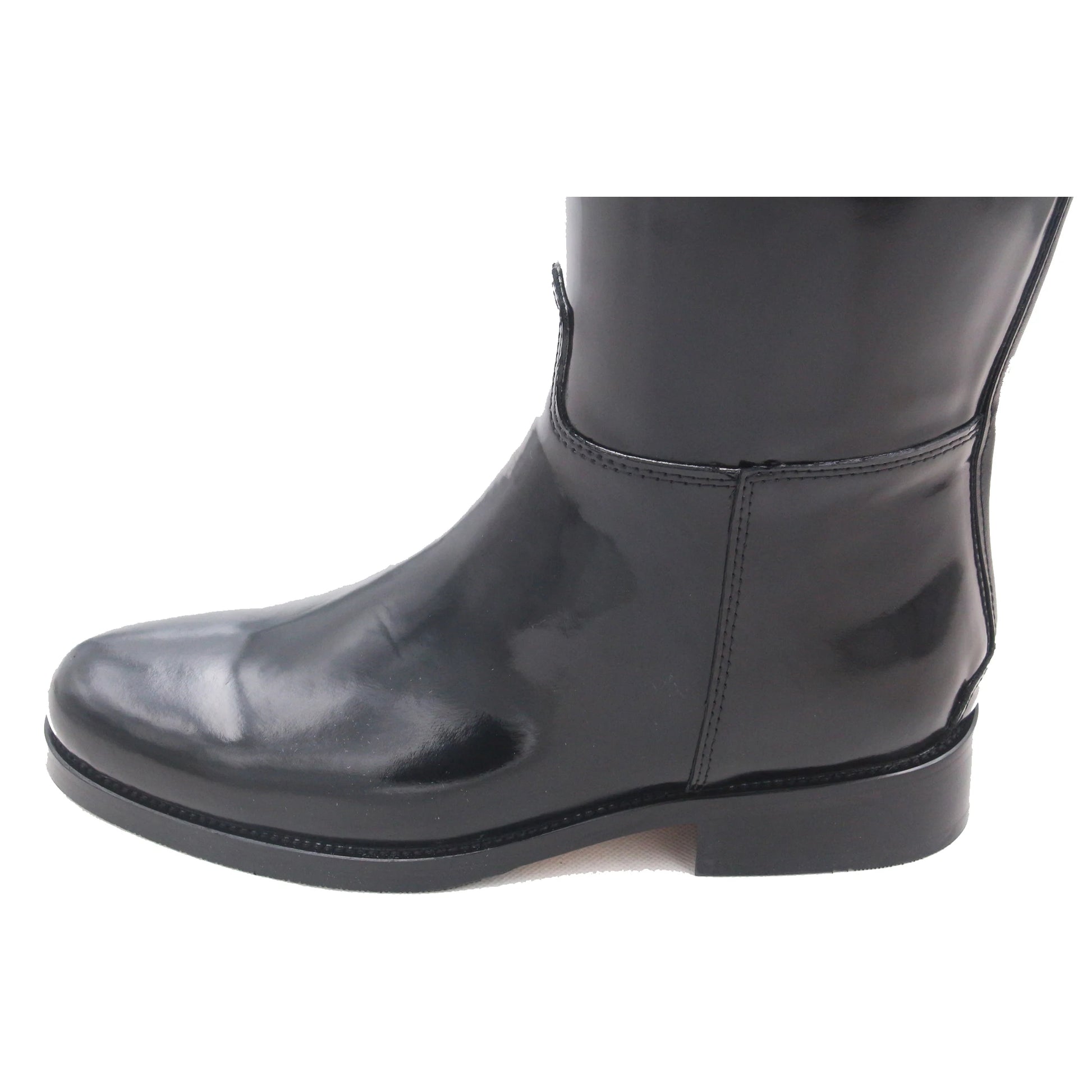 Equestrian / Horse Riding Unisex Boots / Back Zipper / Bright Cow Leather Lining Dressage
