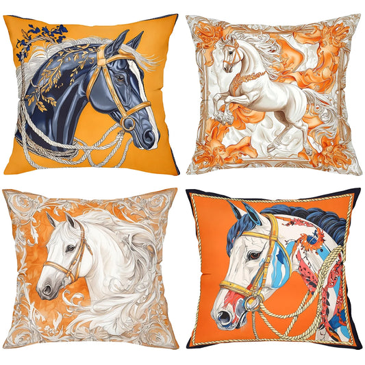  Stylish Horse Artistic Cushion Cover Patterns @ ghoddosh.com