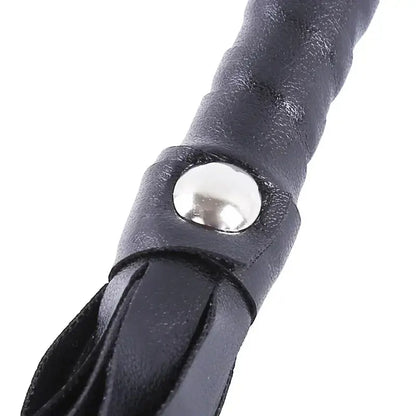 High Quality Pu Leather whip , with Flogger Hand Cuffs . ( Available In Different Colors ) Ghoddosh