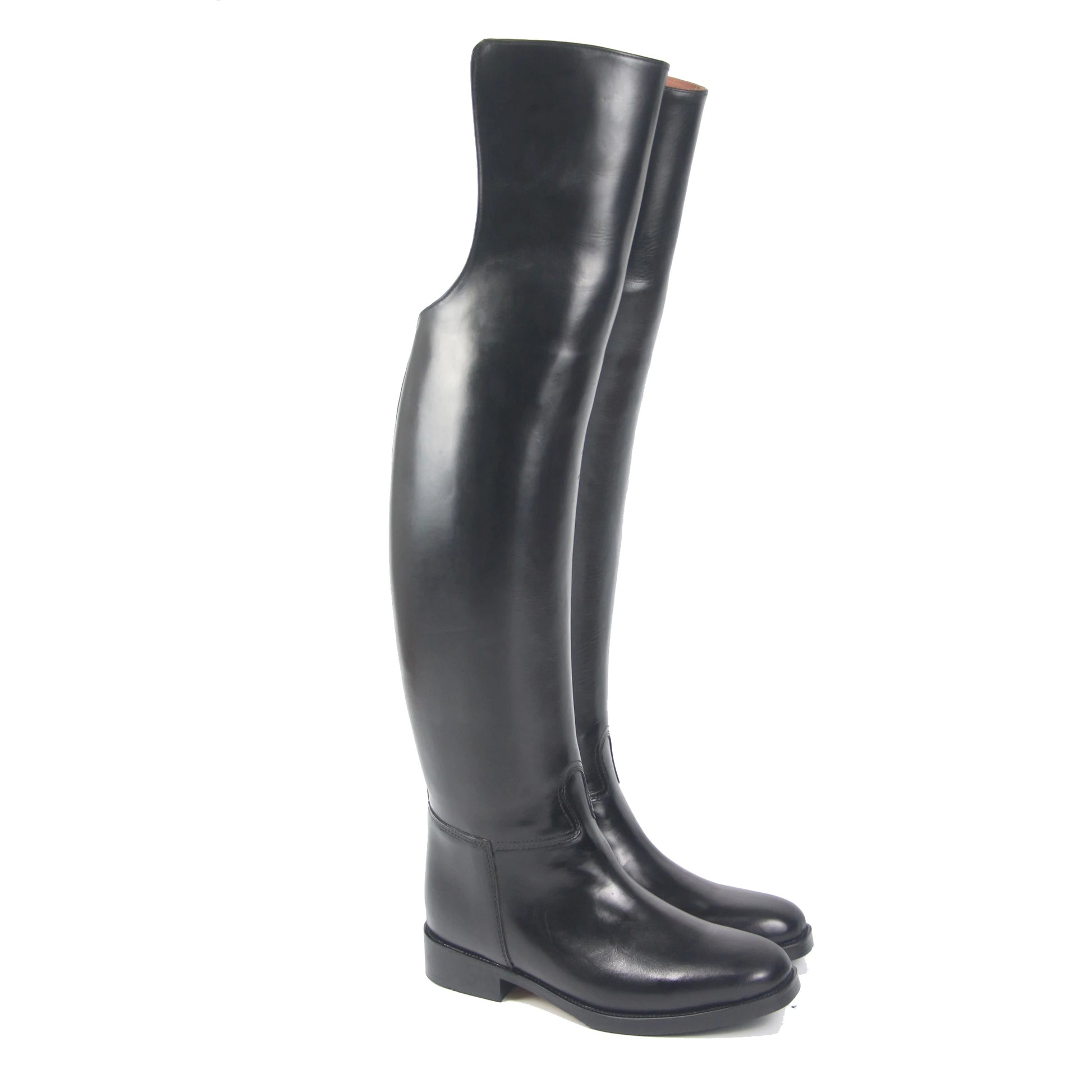 Premium Cowhide Dressage Boots – Overshine Leather, Calf-Lined & Made-to-Measure . Ghoddosh

