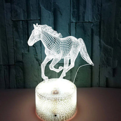 Night Light Horse Table Lamp