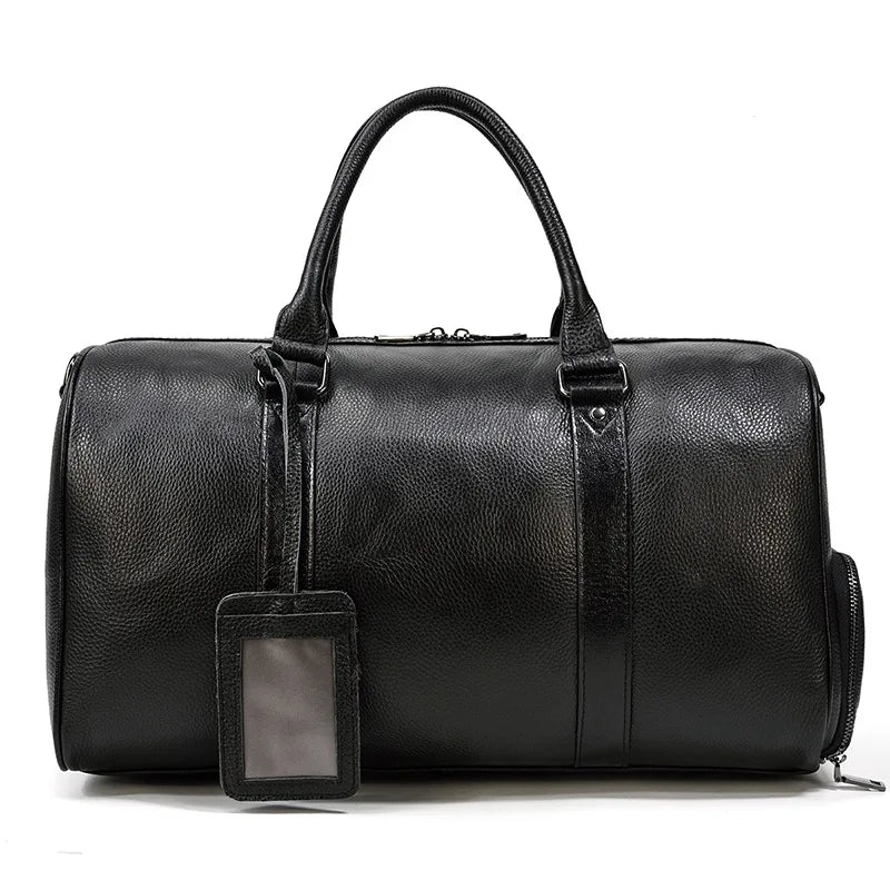 Luxury Genuine Leather Men  Women   Cow Leather Bag - Ghoddosh